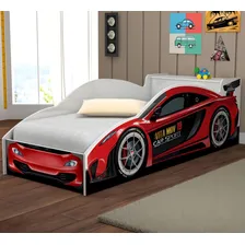 Cama Carro Infantil Com Baú E Grade De Proteção Foto mini 1