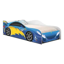 Cama Carro Menino Azul Solteiro Foto mini  2