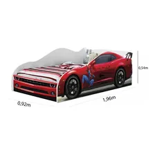 Cama Carro Solteira Homem Aranha Confortável Para Meninos Com Colchão Incluso - Lv Móveis Foto mini 3