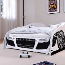 Cama Carro Solteiro Speedy - Branco / Branco -10709 Foto mini  3
