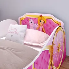 Cama Carruagem Solteiro Princessa Unicornio Quarto Menina Cor Princesa Unic贸rnio Foto mini 4