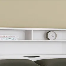 Cama Casal Baú Com Nicho Invicta Branco - Santos Andirá Foto mini 3