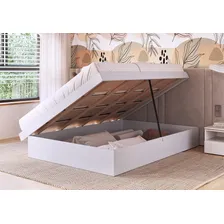 Cama Casal Box Baú 140 Bogotá Branco Foto mini 3