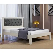 Cama Casal Com Cabeceira Estofada Alaska Carmolar Foto mini 1