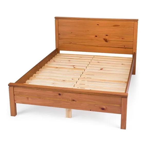 Cama De Casal Em Madeira Maciça Madma Artemobili Jb Foto 1