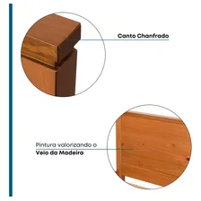 Cama De Casal Em Madeira Maciça Madma Artemobili Jb Foto mini 3