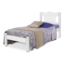 Cama De Solteiro Munique 100% Mdf 2102d1 Branco Foto mini 1