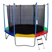 Cama Elástica 4,27m Slim Proteção Preta (yeladim) Cor da lona de salto Preto Foto  mini 1