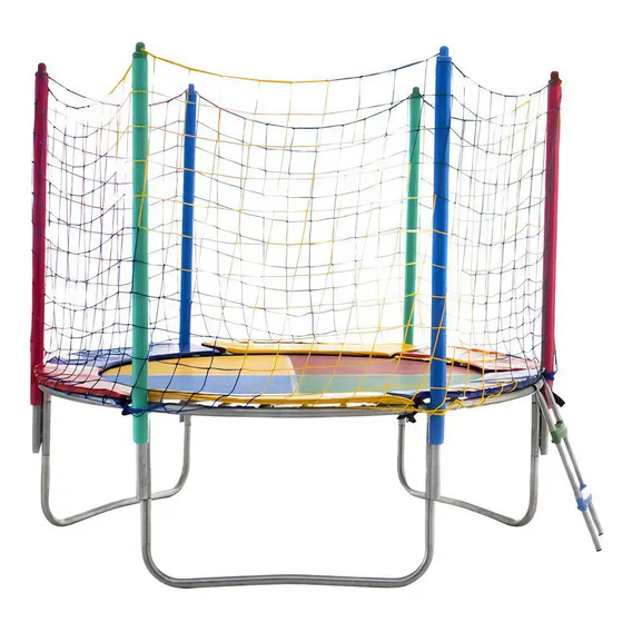 Cama Elástica Pula Pula 2,00m Colorida Nacional Papibrink Quadricolor Foto 1
