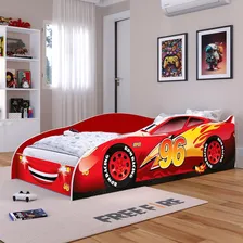 Cama Em Formato De Carro 100% Mdf Infantil - Modelos Cor Vermelho Foto mini 2