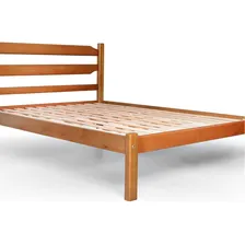 Cama Em Madeira Maciça Porteira Mogno Mel Fc Foto mini 2