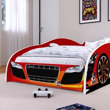 Cama Infantil Carro Drift 150x70 Cm - Vermelho Foto mini 4