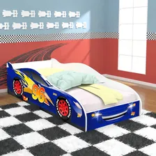 Cama Infantil Carros 96 - Royal Com Branco - 100% Mdf Foto mini 2