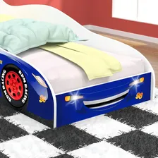 Cama Infantil Carros 96 - Royal Com Branco - 100% Mdf Foto mini 4