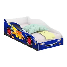 Cama Infantil Carros 96 - Royal Com Branco - 100% Mdf Foto mini 1