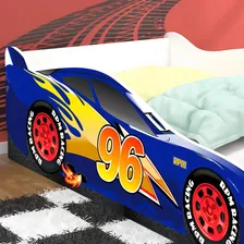 Cama Infantil Carros 96 - Royal Com Branco - 100% Mdf Foto mini 3