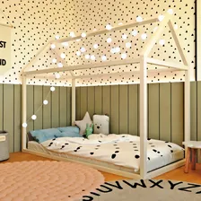 Cama Infantil Casinha Liberdade Júnior Ludika Mobília Foto mini 1