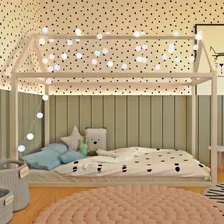 Cama Infantil Casinha Liberdade Júnior Ludika Mobília Foto mini 3