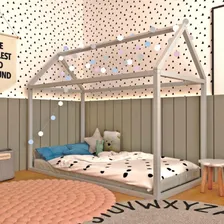 Cama Infantil Casinha Liberdade Júnior Ludika Mobília Foto mini 1
