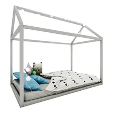Cama Infantil Casinha Liberdade Júnior Ludika Mobília Foto mini 2