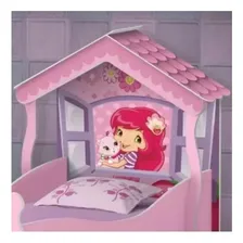 Cama Infantil Com Proteção Lateral Casa Moranguinho Fj Foto mini 3