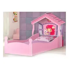 Cama Infantil Com Proteção Lateral Casa Moranguinho Fj Foto mini 2