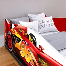 Cama infantil F96 decoração quarto infantil menino carro corrida mini cama Lojas RPM Foto mini 4