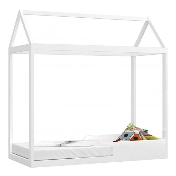 Cama Montessoriana Branco Brilho - Canaã Foto 1