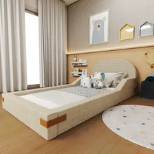 Cama Montessoriana Solteiro Infantil Mavi Jbwt Foto  mini 1