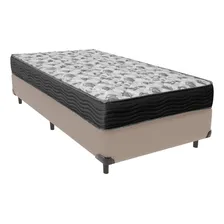 Cama Ortobom D33 Solteiro Com Box Bege Iso100 Foto mini 1