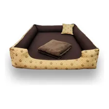 Cama Para Cachorro Caminha Cachorro Grande Cama Pet 70x80cm Cor Marrom Coroa Foto mini 1