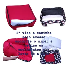 Cama Para Cachorro Caminha Cachorro Grande Cama Pet 70x80cm Cor Marrom Coroa Foto mini 4