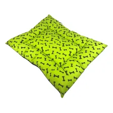 Cama Para Cachorro Ossinho Verde 55x79cm Grande Foto  mini 1