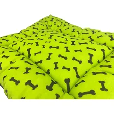 Cama Para Cachorro Ossinho Verde 55x79cm Grande Foto mini  2