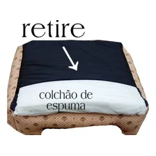 Cama Para Cachorros Grandes Pet Gg Cama 95x95cm Cor Azul-marinho Foto mini  3