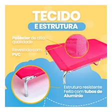 Cama Para Cães Suspensa Higiênica Resistente Rosa Tamanho G Mec Dreams Ortopédica Lavável Mec G Pet Foto mini  2