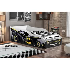Cama Para Quarto De Criança Cama Carro Infantil Mdf Cor Branco Batman Foto mini 2