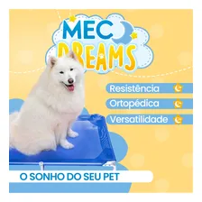 Cama Pet Cachorros Grande Tamanho Gg Suspensa Alumínio Cor Azul Higiênica Ortopédica Lavável Confortável Mec G Pet Foto mini 4