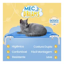 Cama Pet Para Cachorros E Gatos Lavável Azul Tamanho P AlumÃnio Poliéster Resistente Arejada Mec G Pet Foto mini 3