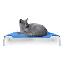 Cama Pet Para Cachorros E Gatos Lavável Azul Tamanho P AlumÃnio Poliéster Resistente Arejada Mec G Pet Foto mini 1
