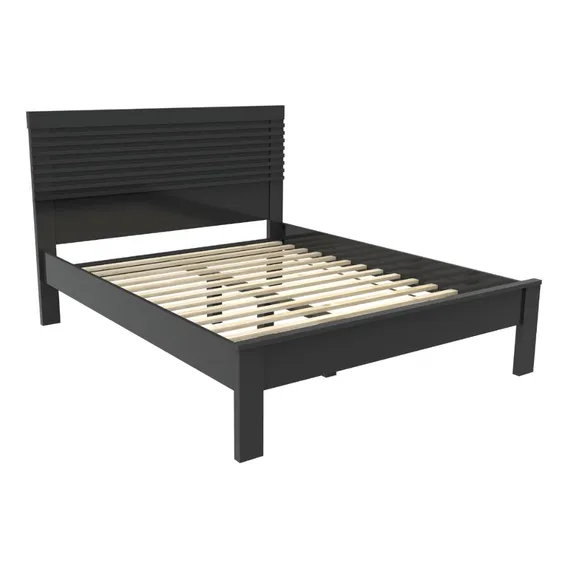 Cama Queen Barton Cor Preto Foto 1