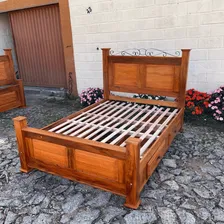 Cama Queen Rustica Madeira De Demolição 4 Gavetas Peroba Cor Natural Cama Queen Com Gavetas Foto mini  3