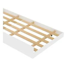 Cama Solteiro Auxiliar Multimóveis Cr35012 Branca Foto mini 4