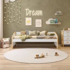 Cama Solteiro Babá Madeira Maciça/mdf Exclusive Casatema Foto mini  3