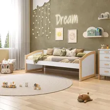 Cama Solteiro Babá Madeira Maciça/mdf Exclusive Casatema Foto  mini 1