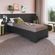 Cama Solteiro Box Com Estrado Cx1080 190x80cm Grafite Foto mini  2