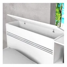 Cama Solteiro Com Baú 2 Gavetas E Cama Auxiliar Jade Ii Foto mini 4