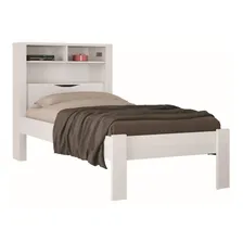 Cama Solteiro Com bau Invicta Santos Andirá Cor Branco Foto mini 1