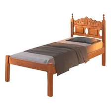 Cama Solteiro Coração Madeira Sucupira Cera Quarto Braznelo Foto mini 1