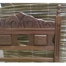 Cama Solteiro Coração Madeira Sucupira Cera Quarto Braznelo Foto mini 3